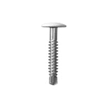 Facade screw with drill tip WHITE (TX20) kv.A2 - Ø4.8 x 45mm, 200 pcs.