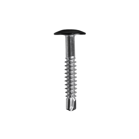 Facade screw with drill tip BLACK (TX20) kv.A2 - Ø4.8 x 45mm, 50 pcs.