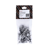 Alu shank nail with gasket Ø2,6x25mm (100 pcs)