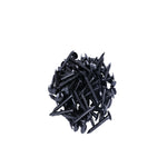 Black aluminium shank nail - Ø2,6x25mm (100 pcs)