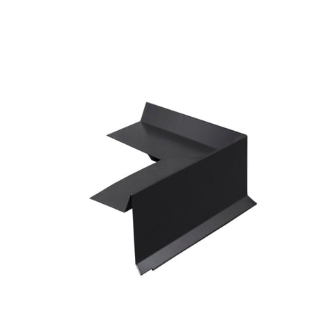 Wind sheath 100mm, angle - Outside corner BLACK