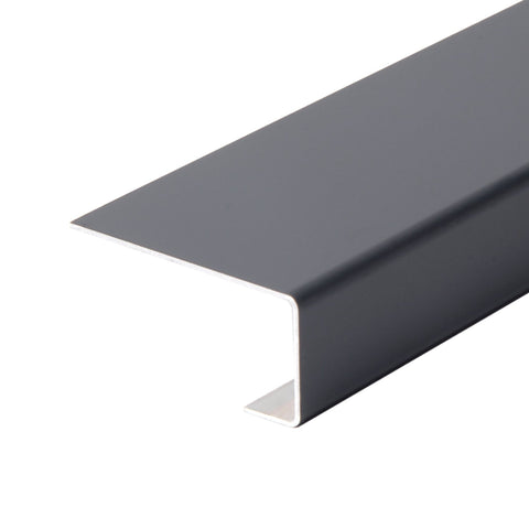 End piece, single - ANTRACITE GREY - 3 metres