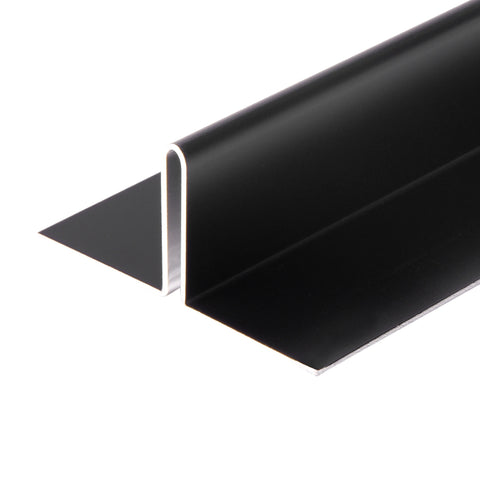 T-seam profile - BLACK - 3 meter