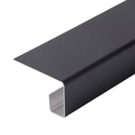 End piece, double - BLACK - 3 meter