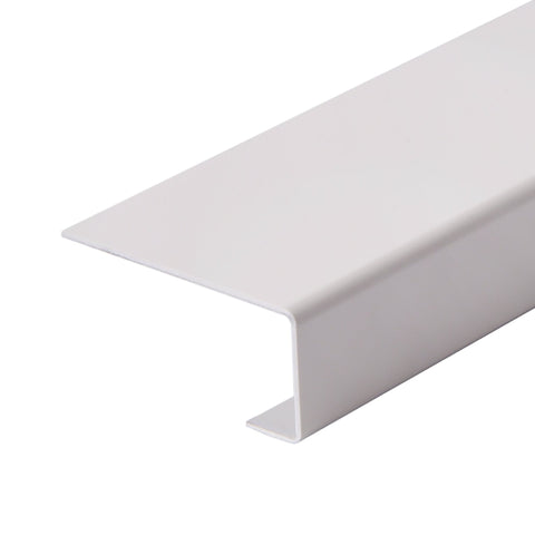 End piece, single - WHITE - 3 meter