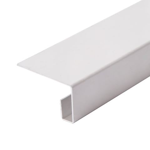 End piece, double - WHITE - 3 meter