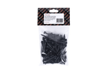 Black aluminium shank nail with gasket - Ø3,5x37mm (100 pcs)